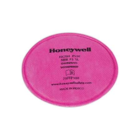 Honeywell Honeywell North N75Ffp100 Filter With P100 Filter, 2/Dispenser, 75FFP100